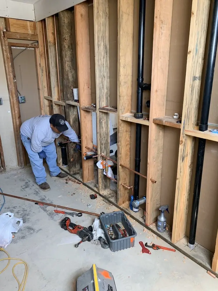Commercial rough-in plumbing for Gas Line Repair in Paradise Hill